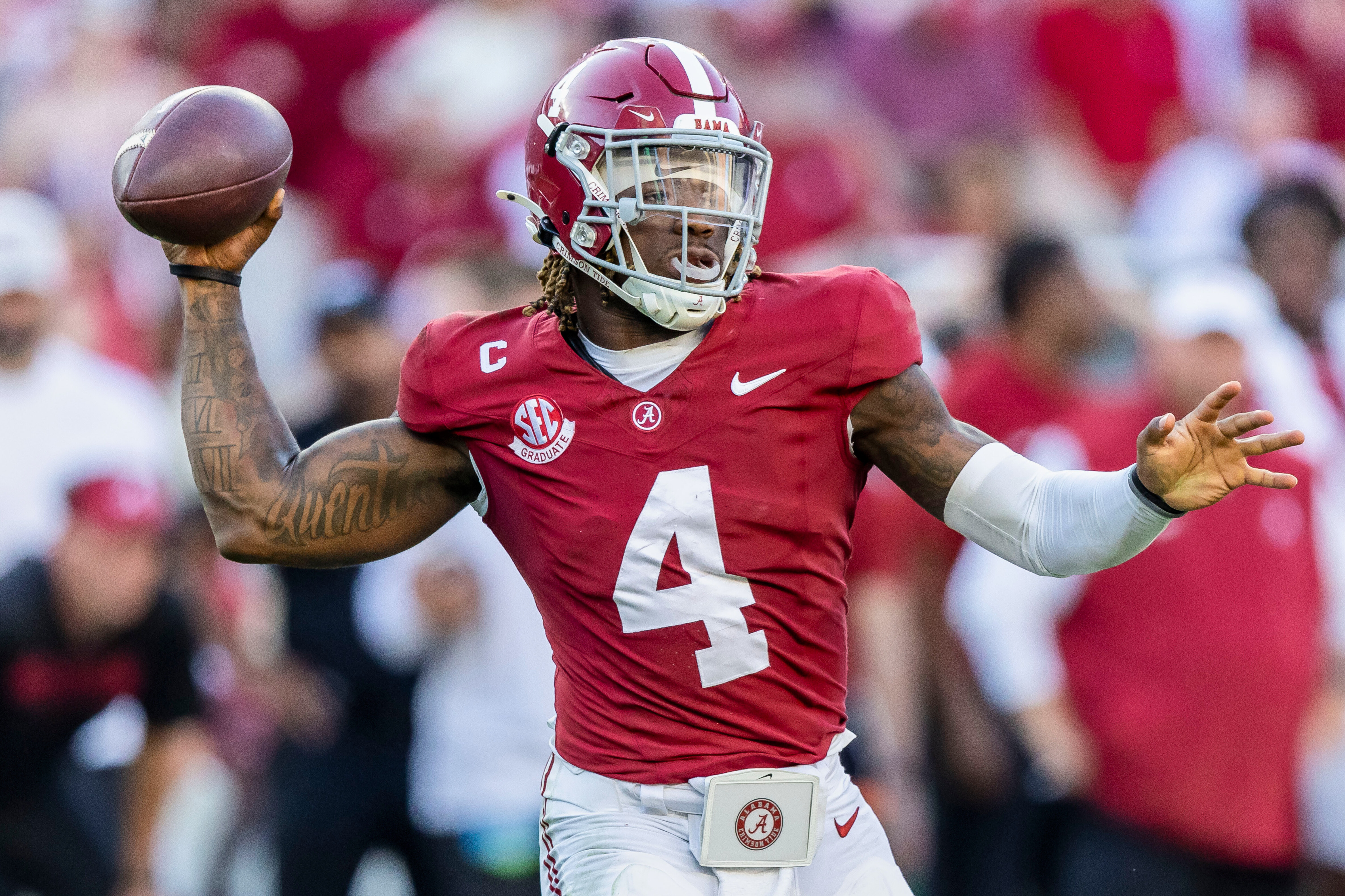 Seahawks select Alabama QB Jalen Milroe in the third round of NFL draft