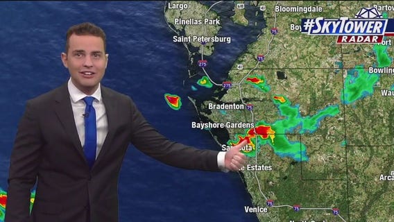 Tampa weather | Rain in some areas
