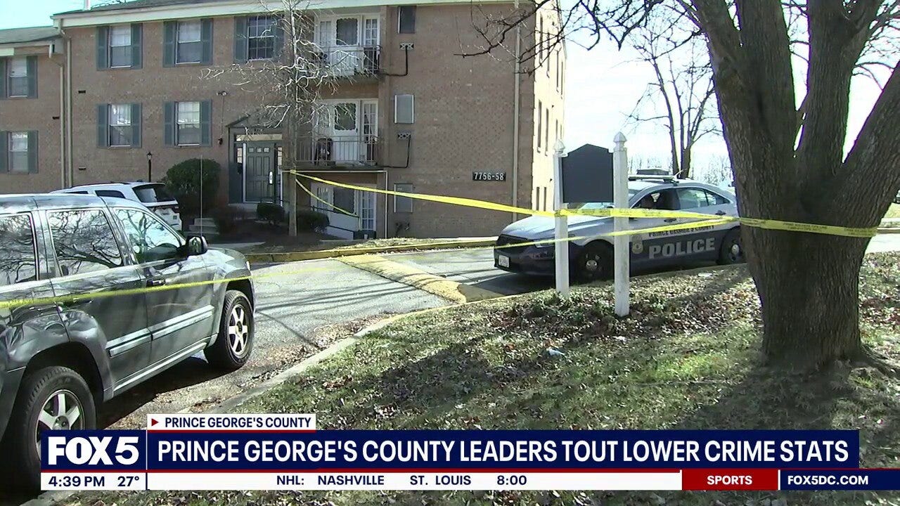 Prince George's County sees drop in crime stats