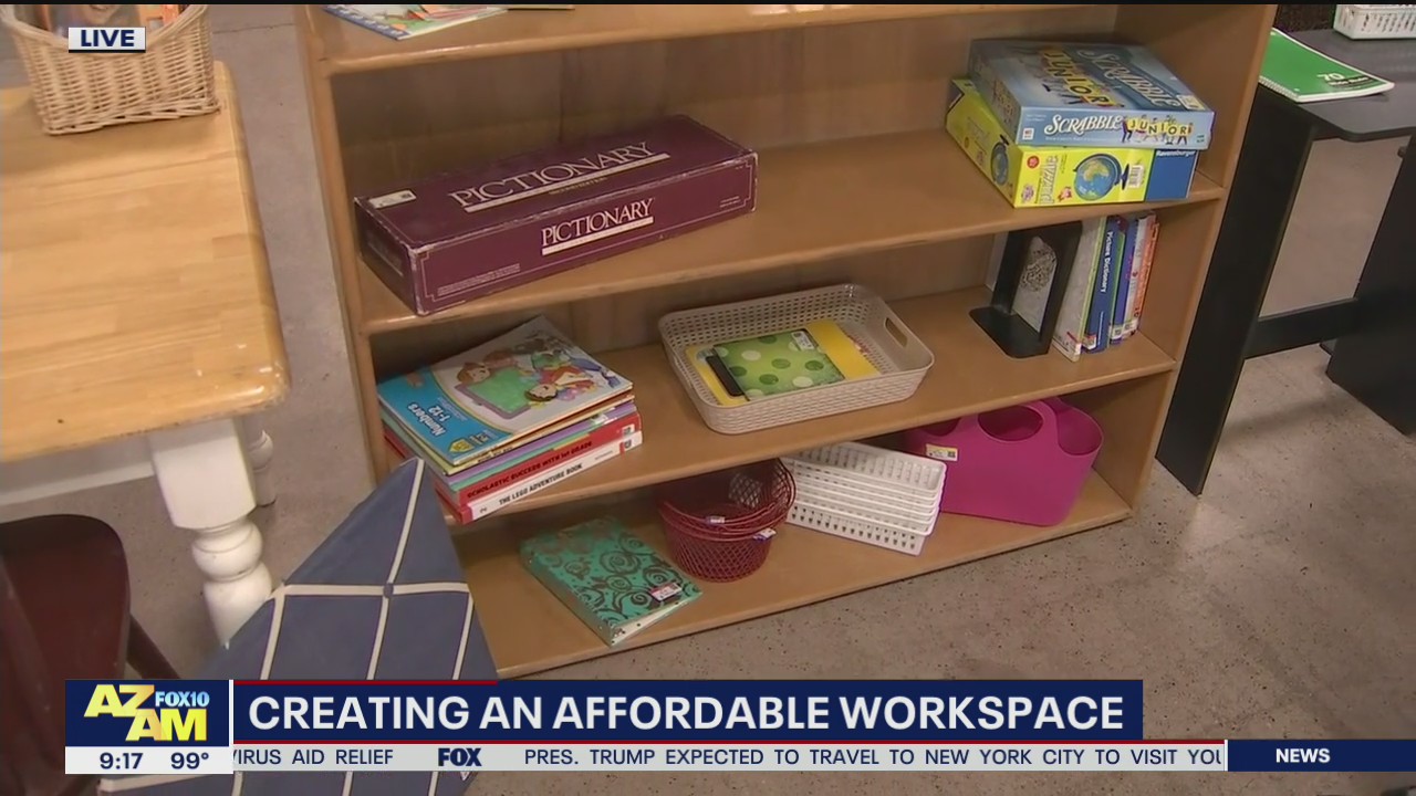 Creating an affordable workspace for kids going back to school