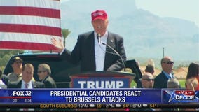 Presidential candidates sound off of Brussels attacks