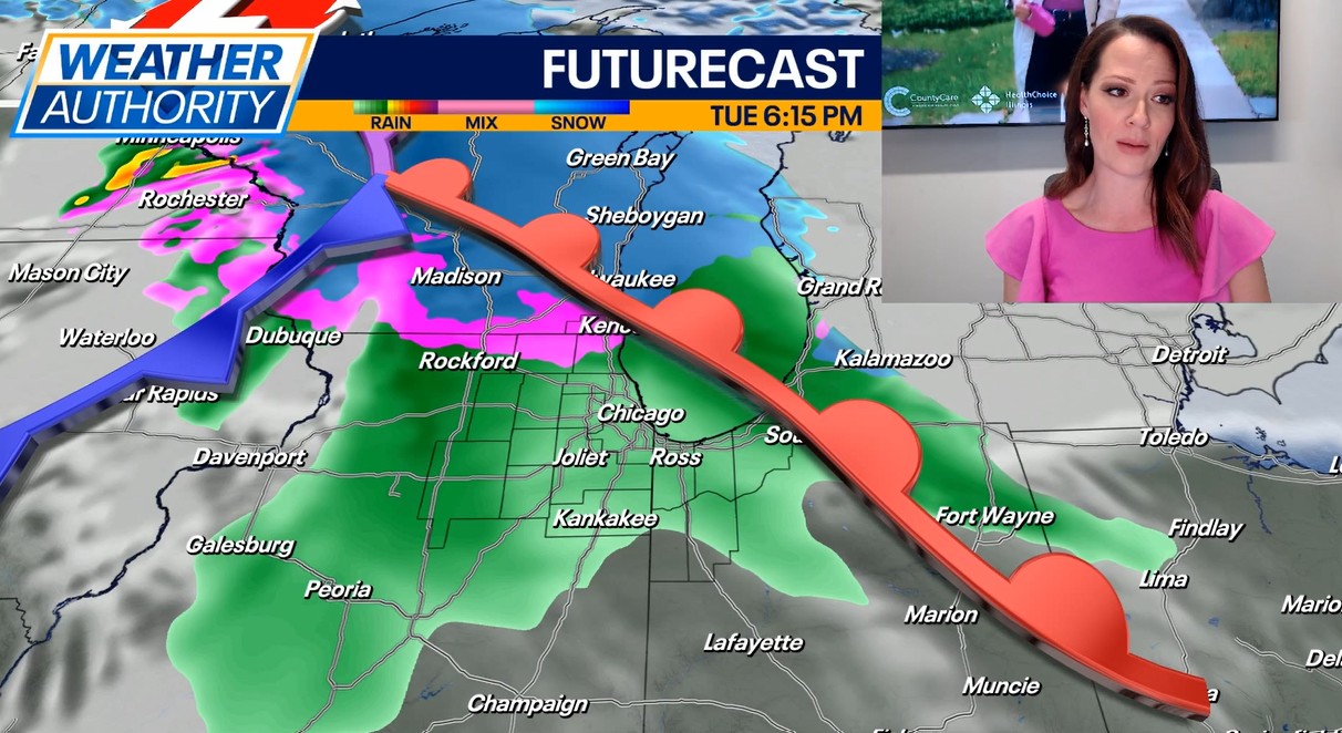 Chicago weather: Rain could lead to icy roads Tuesday evening