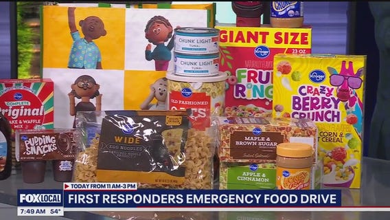First Responders Emergency Food Drive