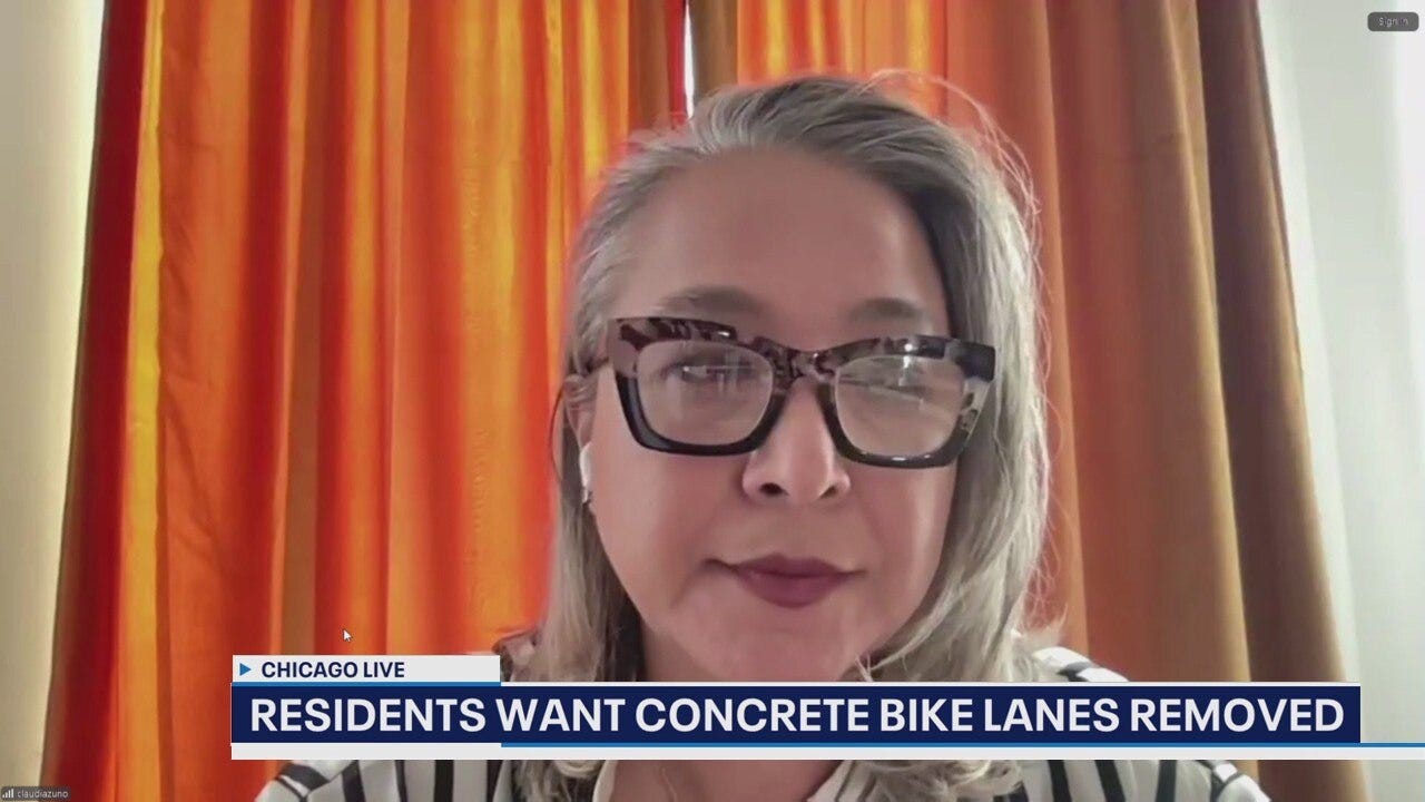 Brighton Park community pushes back against new concrete bike lanes | ChicagoLIVE