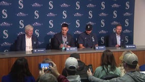 Cal Raleigh speaks on contract extension with Seattle Mariners (Full Press Conference)