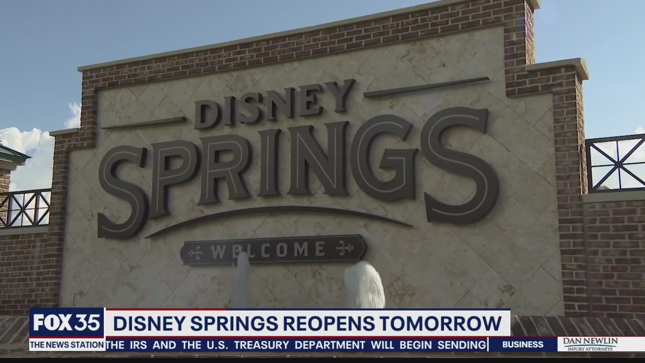 Disney Springs opens on Wednesday