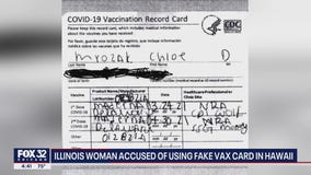Illinois woman accused of using fake vaccine card in Hawaii