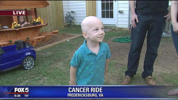 3-year-old Va. boy fighting cancer surprised with new backyard playground