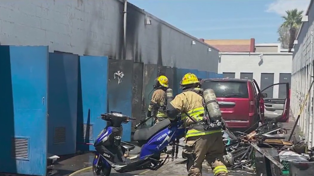 One person injured in storage facility fire