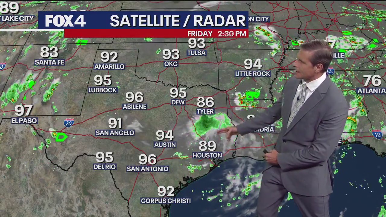 Dallas weather: July 18 evening forecast