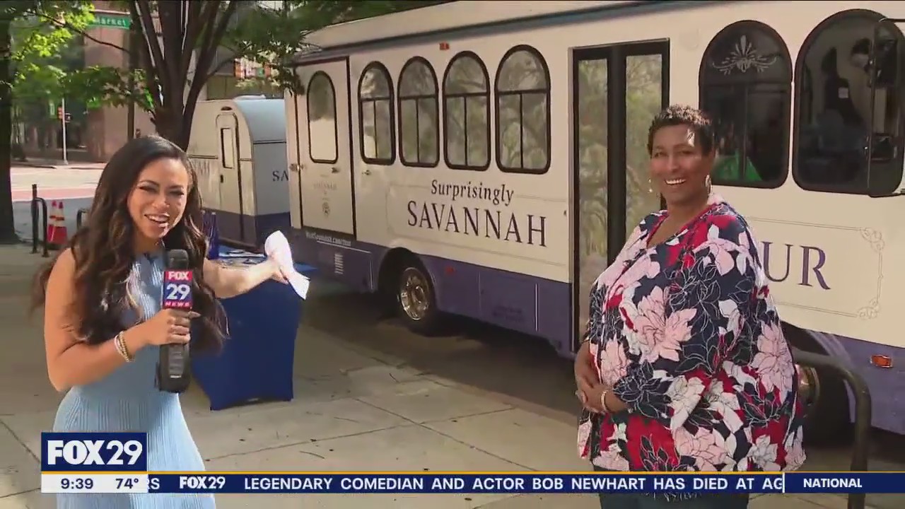 Savannah Tourism Trolley: stop at this pop-up