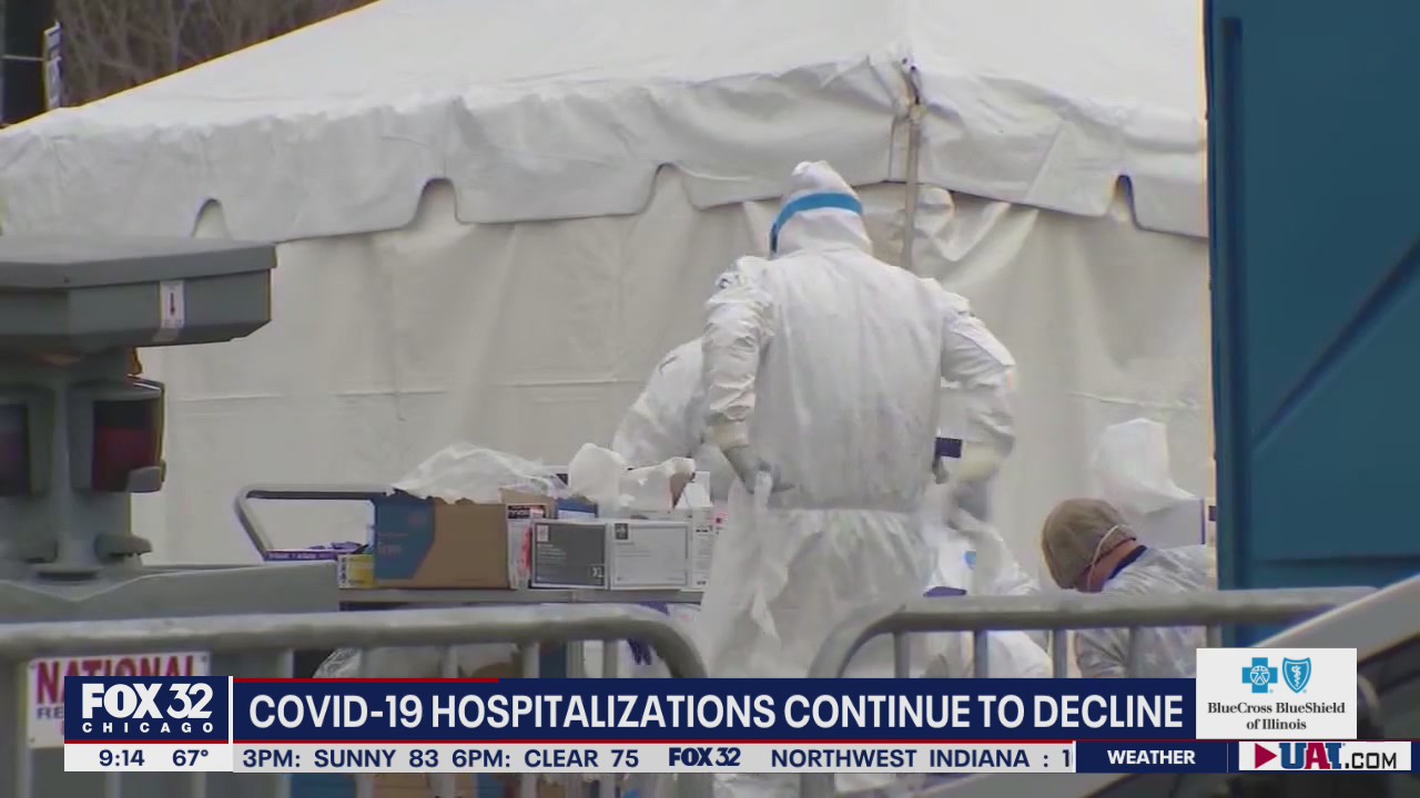 COVID-19 hospitalizations decline as calls for booster shots grow