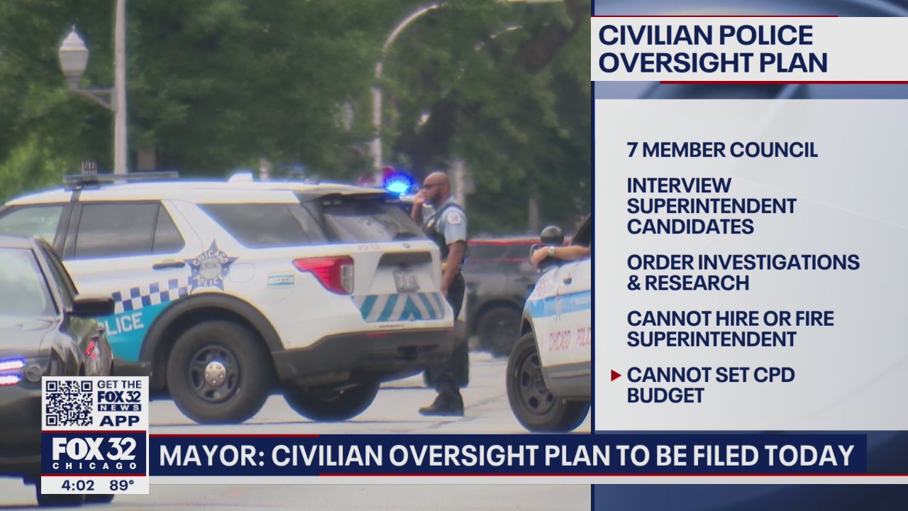 Lightfoot releases civilian police oversight plan | FOX 32 Chicago