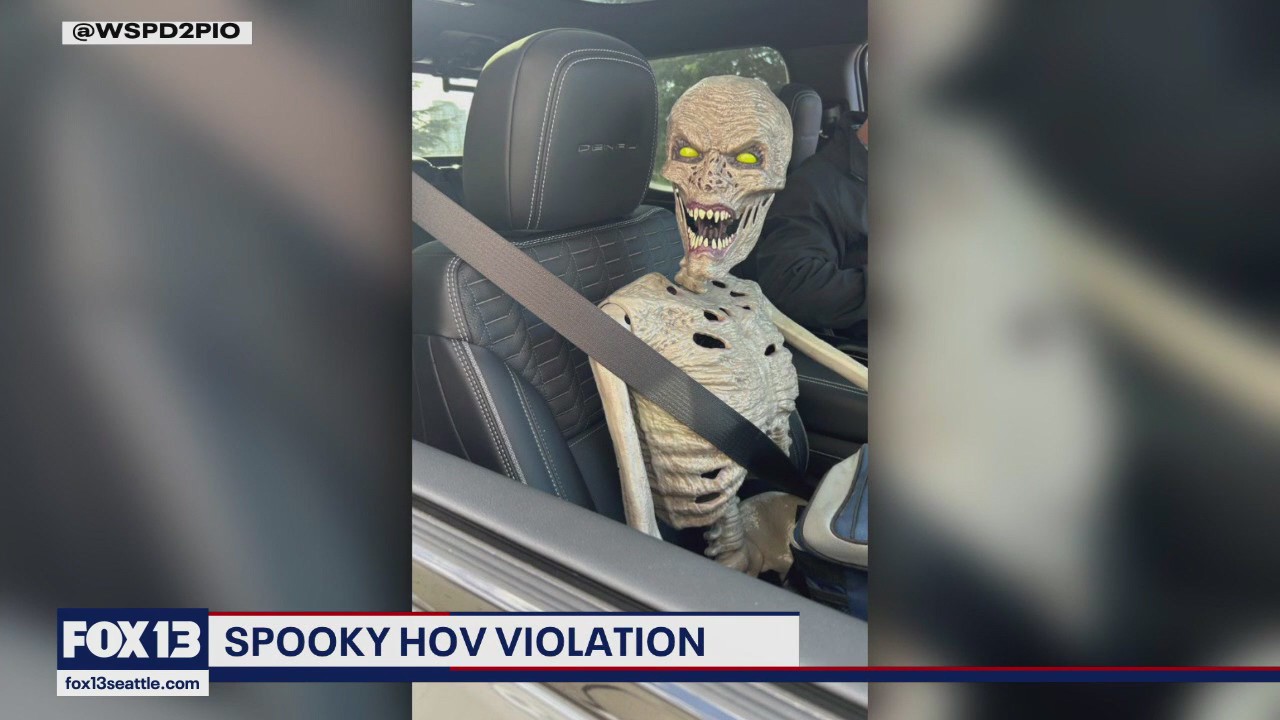 Washington state patrol tickets Spooky HOV Violator