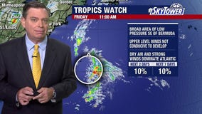 Weak tropical systems stunted by Saharan air