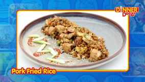 EASY Pork Fried Rice Recipe! Wok Cooking Tips from Chef Terrell Manning | Dinner DeeAs