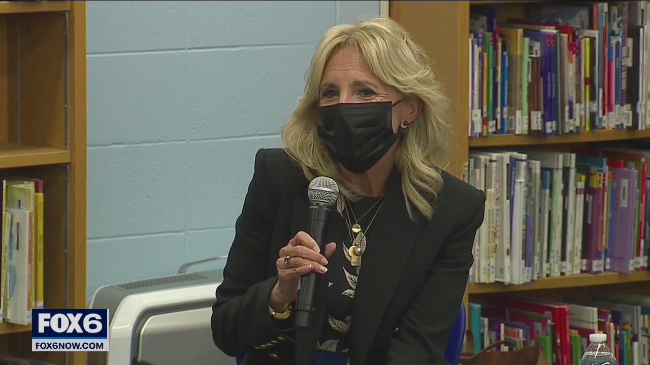 First Lady Jill Biden visits Milwaukee