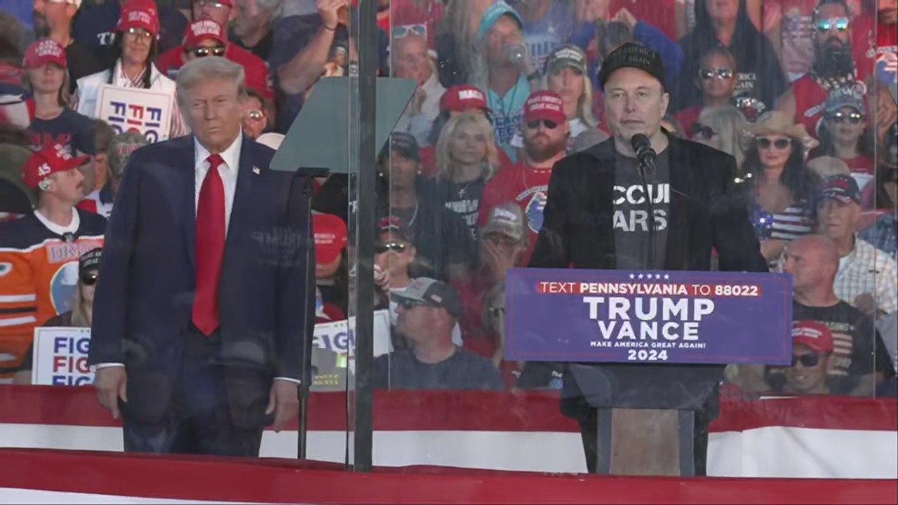 Elon Musk at Trump rally in Butler, PA: FULL SPEECH