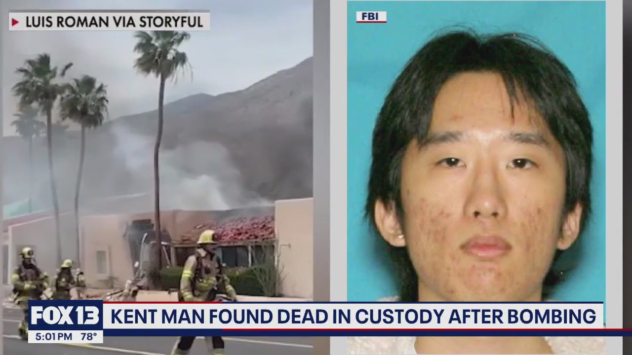 Kent man found dead in custody after CA bombing