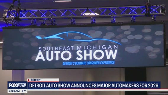 Detroit Auto Show announces major automakers for 2026
