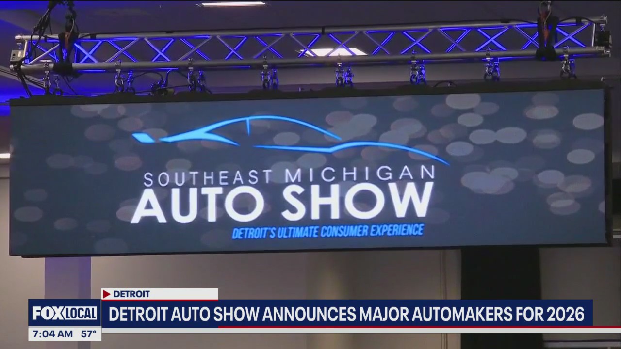 Detroit Auto Show announces major automakers for 2026