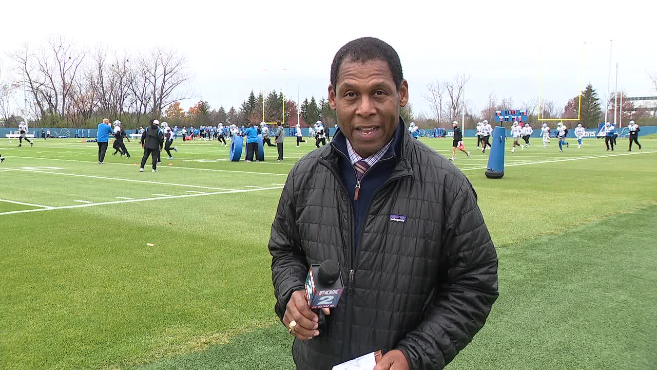 WATCH - Woody report from Lions practice where the team is pretty banged up as they begin prep for the Browns