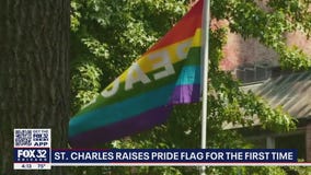 St. Charles raises Pride flag for the first time