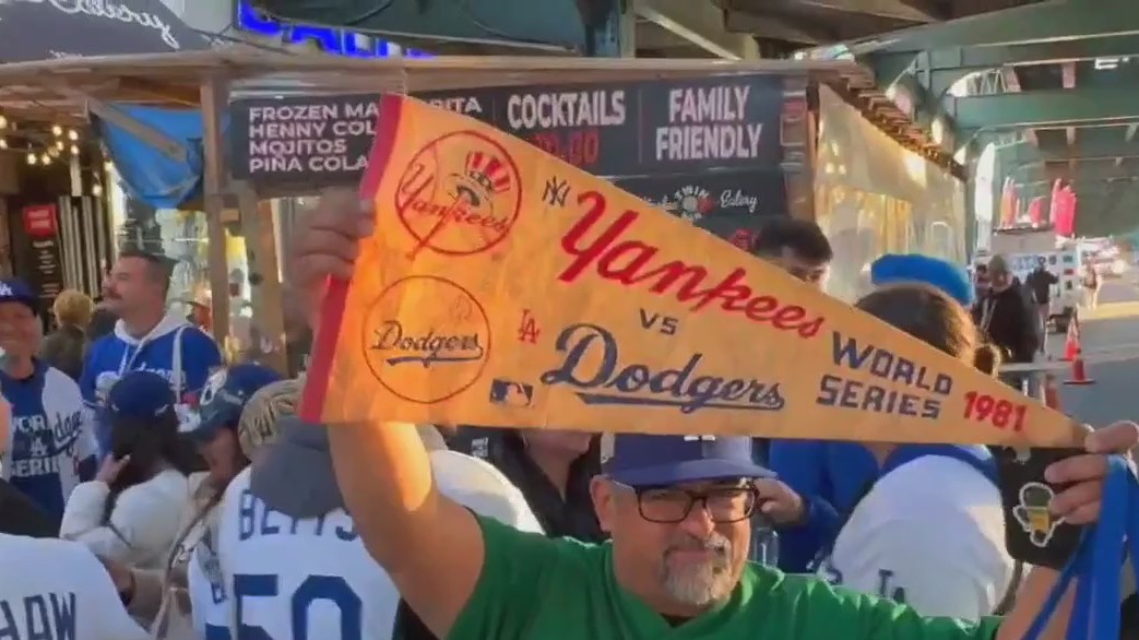 Dodger fans in New York for Game 3