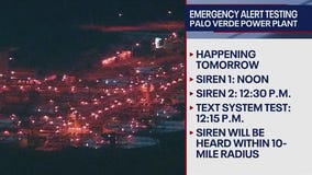 Palo Verde nuclear plant testing sirens on Dec. 4