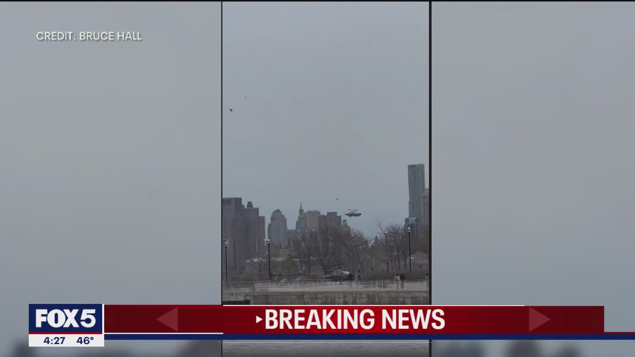 VIDEO: Helicopter crashes into Hudson River; 6 killed