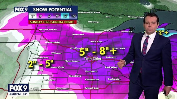MN Weather 4:30 p.m. update: Snow tapering, wind picks up