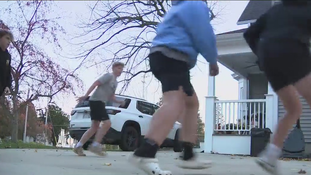 After deadly fire, Hartland boys surprise friend with new Jordans