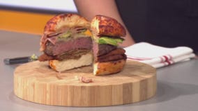 Specialty burgers from Austin's Swift's Attic