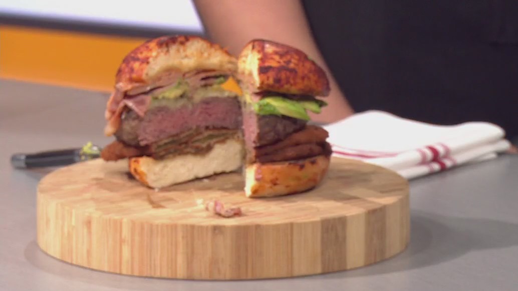 Specialty burgers from Austin's Swift's Attic