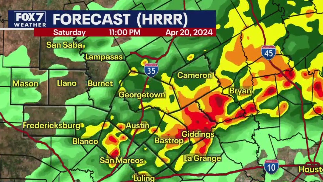 Austin weather: Severe storms coming through