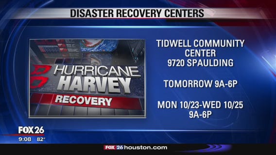 Additional disaster recovery centers open