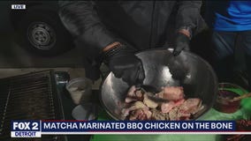 Cooking Matcha Marinated BBQ Chicken with Chef Bobby