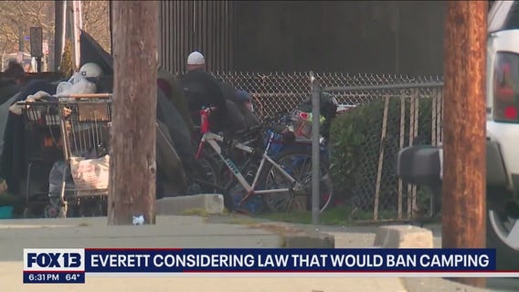 City of Everett considers law to ban camping