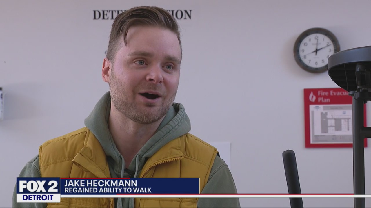 Once paralyzed, man regains walking ability