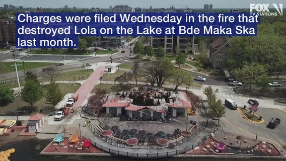 Charges filed in fire that destroyed Lola on the Lake