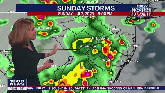 Weather Authority: 10 p.m. Saturday forecast