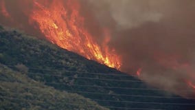 Wildfire threat hangs over Southern California