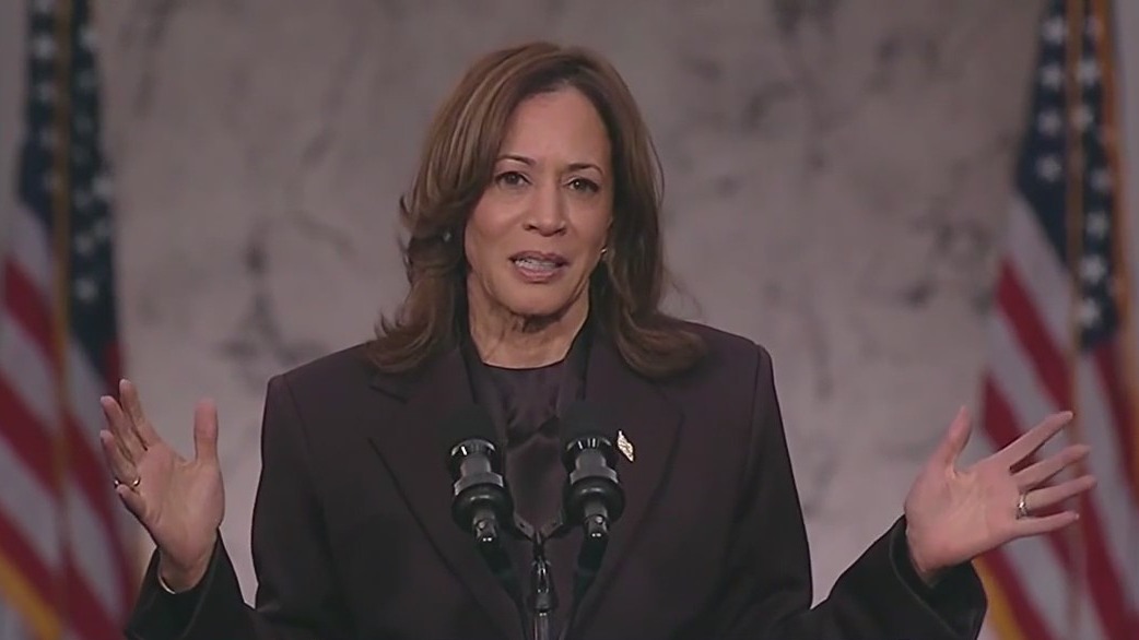 "We must accept the results" Harris says during concession speech