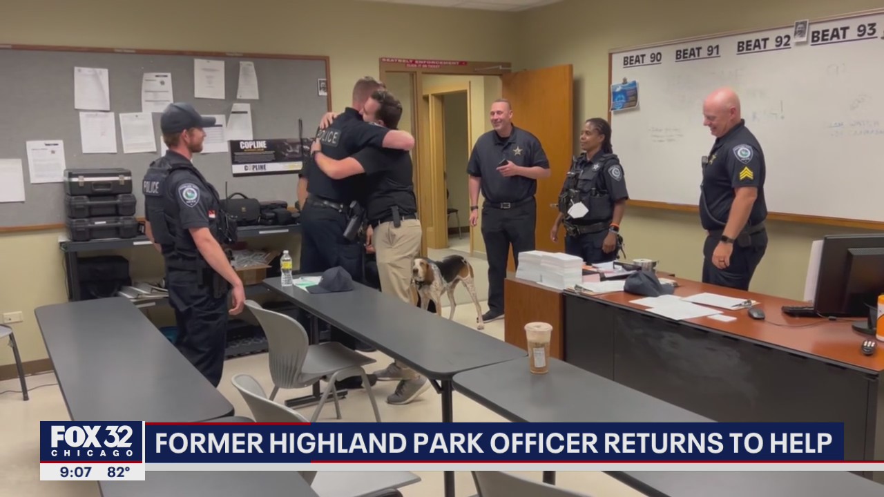 Former Highland Park officer returns from Ohio to help