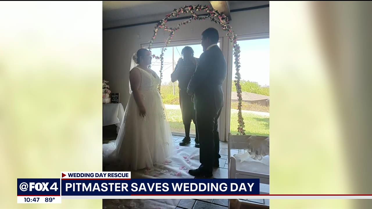 Caterer saves wedding day