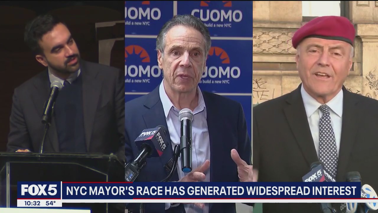 NYC mayoral race generating widespread interest