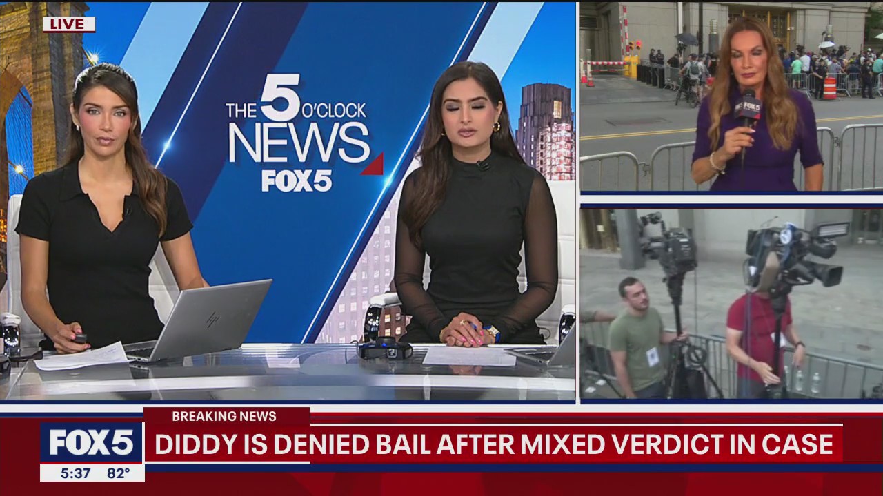 Why was Diddy denied bail after mixed verdict?