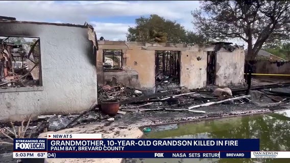 Grandmother, grandson killed in Florida house fire