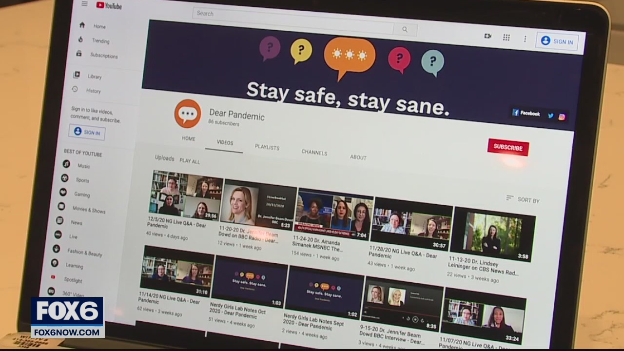 Local women putting pandemic facts in your fingertips