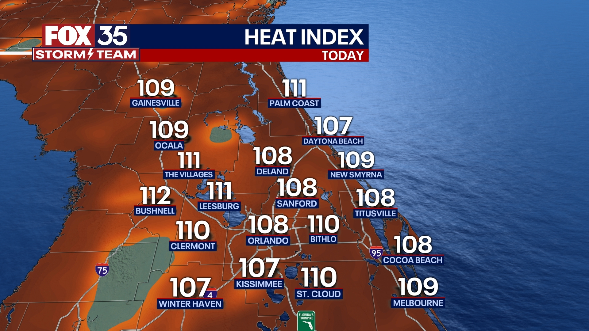 Heat, rain expected in Central Florida | FOX 51 Gainesville